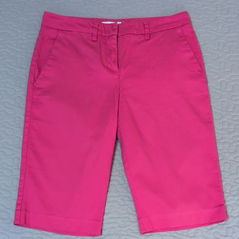 New York & Company Fuchsia Women's Bermudas